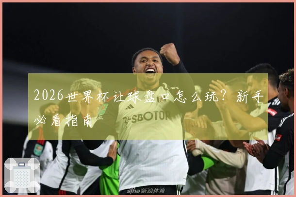 2026世界杯让球盘口怎么玩？新手必看指南